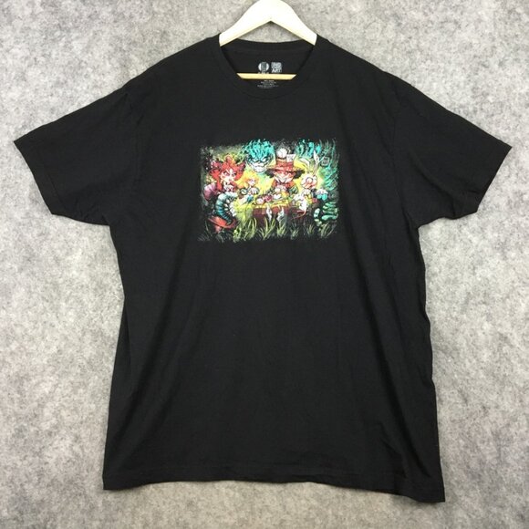 Big Chris Art T Shirt XXL Get Down Art Graphic Adult Deranged Alice Wonderland - Picture 1 of 10